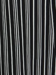 River Island Black Stripe Pull On Trousers - Image 4 of 4