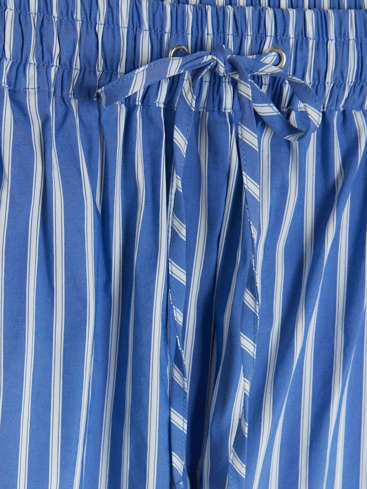 River Island Blue Petite Palazzo Pull-On Trousers - Image 4 of 4