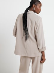 River Island Beige Chuck on Tailored Blazer - Image 2 of 4