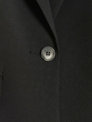 River Island Black Petite Roll Sleeve Relaxed Blazer - Image 6 of 6
