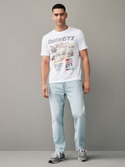 Castrol White 100% Cotton License T-Shirt - Image 2 of 7