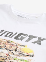 Castrol White 100% Cotton License T-Shirt - Image 6 of 7