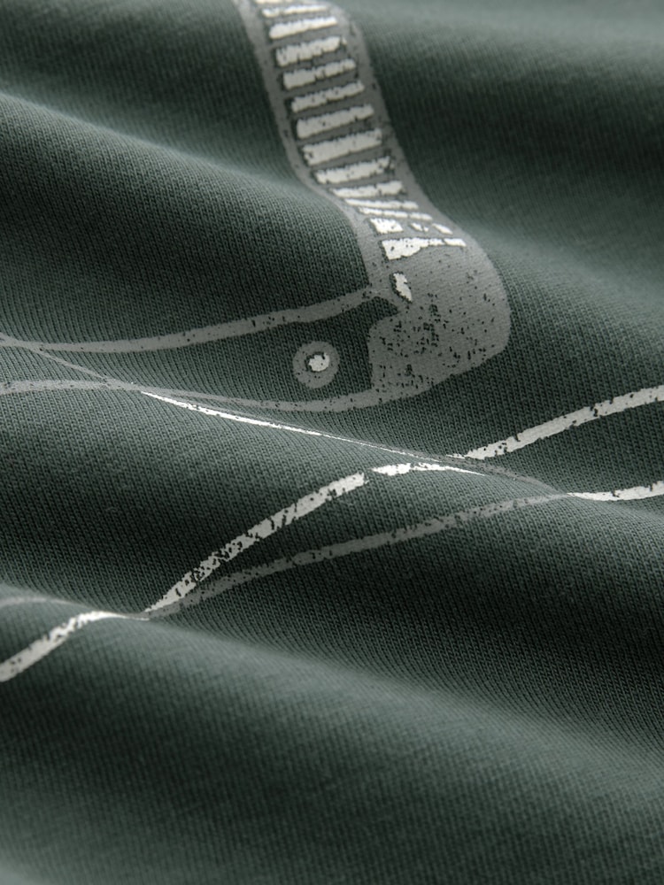 Blue/Grey/Green Music Graphic Band 100% Cotton T-Shirts 3 Pack - Image 12 of 12