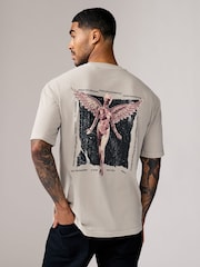Stone Nirvana Regular Fit Band Graphic 100% Cotton T-Shirt - Image 3 of 9