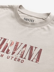 Stone Nirvana Regular Fit Band Graphic 100% Cotton T-Shirt - Image 8 of 9