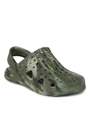 Totes Khaki Green Tie Dye SolBounce Toddler Clogs - Image 2 of 5