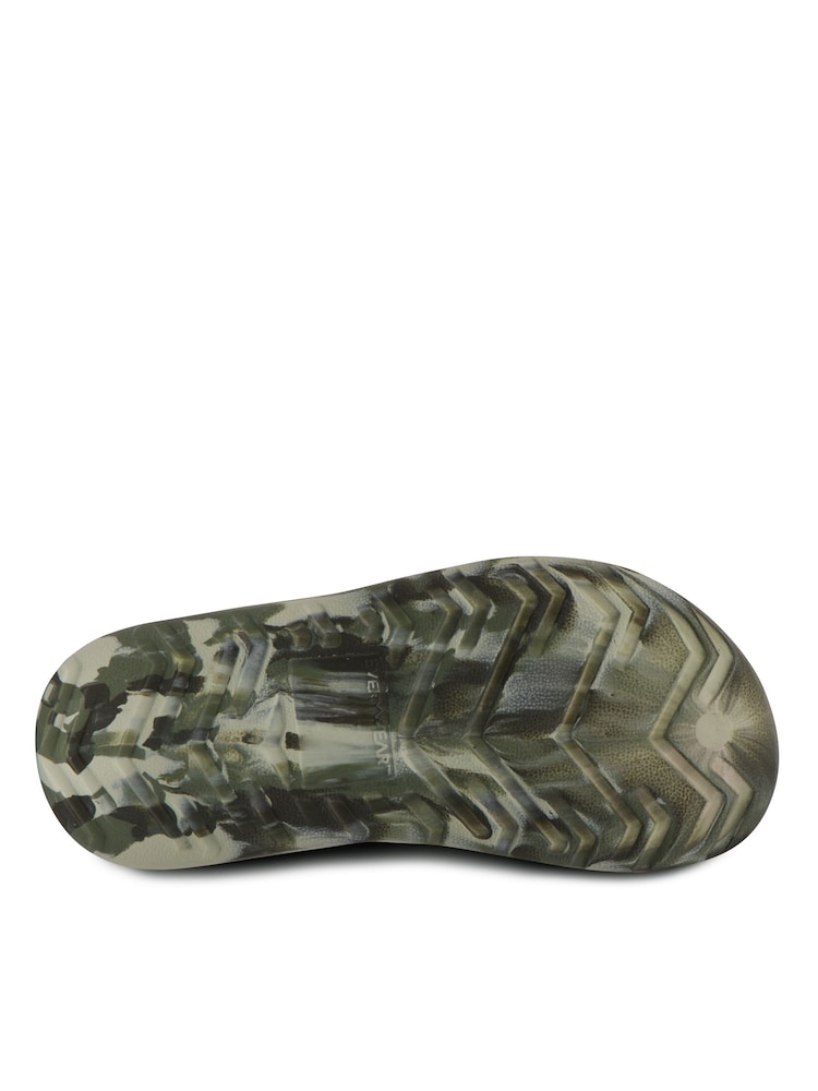 Totes Khaki Green Tie Dye SolBounce Toddler Clogs - Image 4 of 5