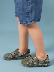 Totes Khaki Green Tie Dye SolBounce Toddler Clogs - Image 5 of 5