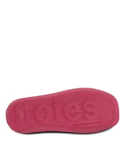 Totes Pink Solbounce Ladies Moulded Pillow Slides - Image 5 of 5