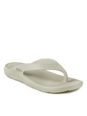 Totes Nude Ladies Solbounce Toe Post Flip Flops Sandals - Image 3 of 5