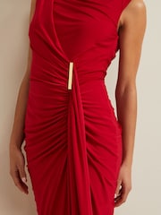 Phase Eight Red Petite Donna Maxi Dress - Image 5 of 6
