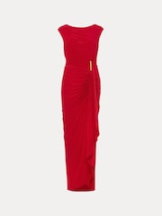 Phase Eight Red Petite Donna Maxi Dress - Image 6 of 6
