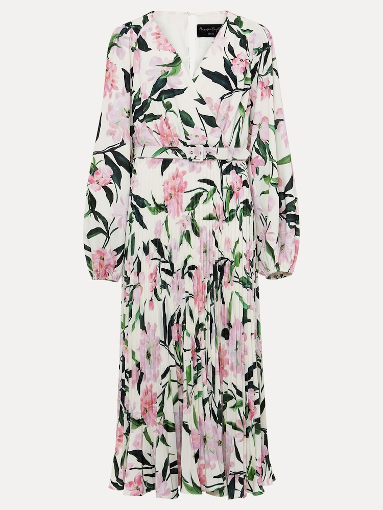 Phase Eight Multi Petite Petite Penny Floral Midi Dress - Image 6 of 6