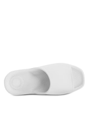 Totes White Solbounce Ladies Ribbed Slides - Image 4 of 5