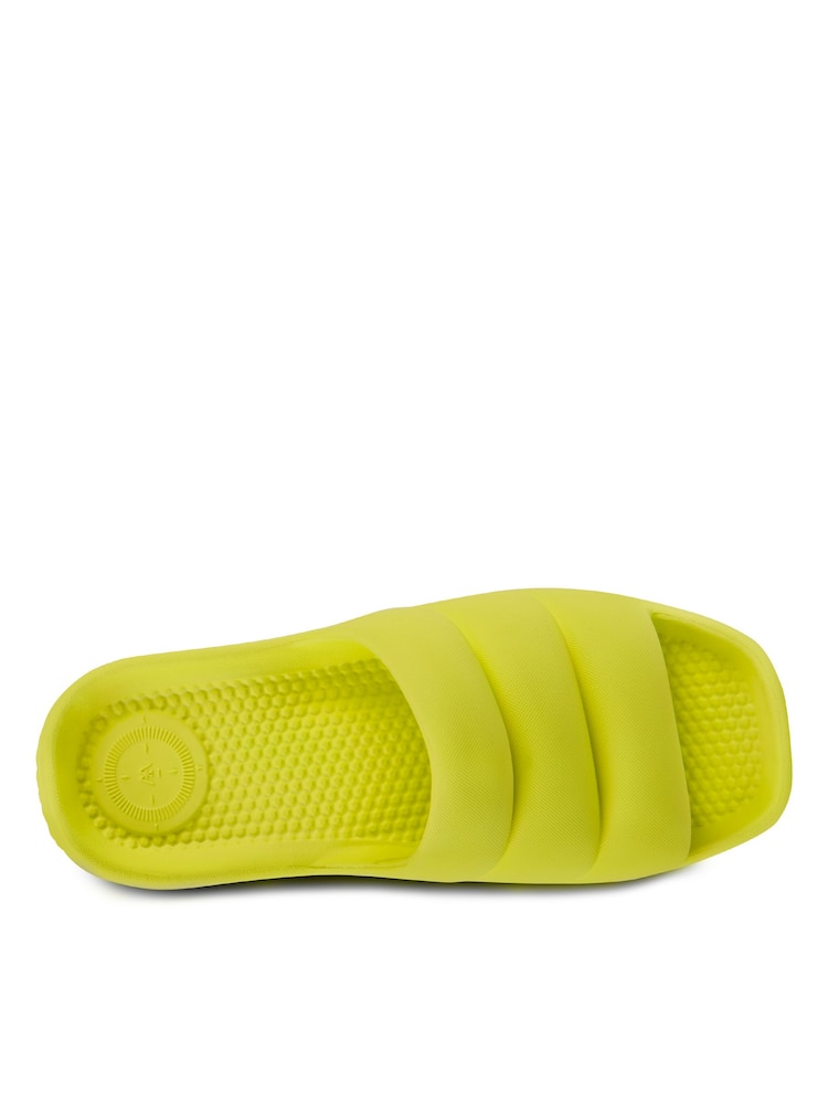 Totes Green Solbounce Ladies Moulded Pillow Slides - Image 4 of 5