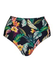 Curvy Kate Cuba Libre Bikinihose mit hoher Taille, Schwarz - Bild 4 von 4
