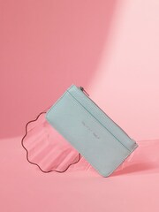Estella Bartlett Green Treat yourself' Spearmint Long Card Purse - Image 1 of 3