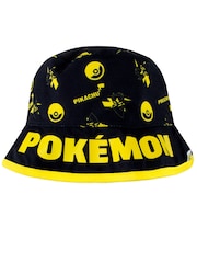 Character Black 100% Cotton Pokemon Reversible Bucket Hat - Image 1 of 5