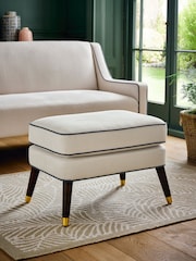 Nina Campbell Clabon Natural Rosebury Footstool - Image 1 of 6