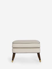 Nina Campbell Clabon Natural Rosebury Footstool - Image 3 of 6