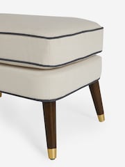 Nina Campbell Clabon Natural Rosebury Footstool - Image 6 of 6
