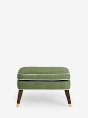 Nina Campbell Carmel Green Walton Footstool - Image 5 of 7