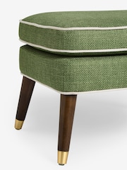 Nina Campbell Carmel Green Walton Footstool - Image 2 of 3