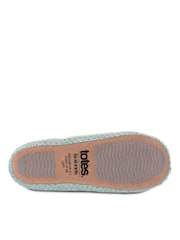 Totes Green Isotoner Popcorn Slippers - Image 5 of 5