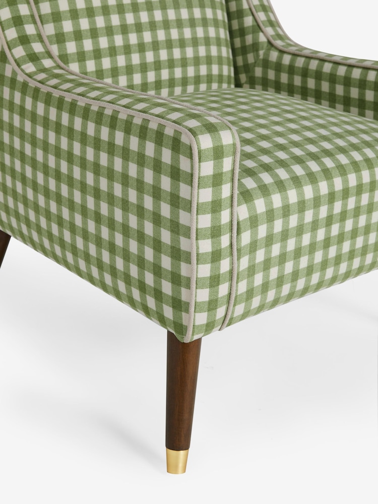 Buy Nina Campbell Green Bracken Gingham Check Rosebury Accent