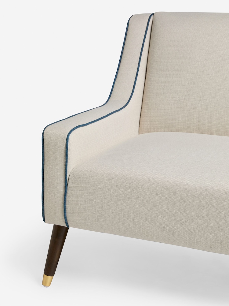 Nina Campbell Clabon Natural Rosebury Small 2 Seater Sofa - Image 9 of 9