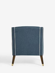 Nina Campbell Clabon Indigo Blue Rosebury Accent Chair - Image 7 of 9