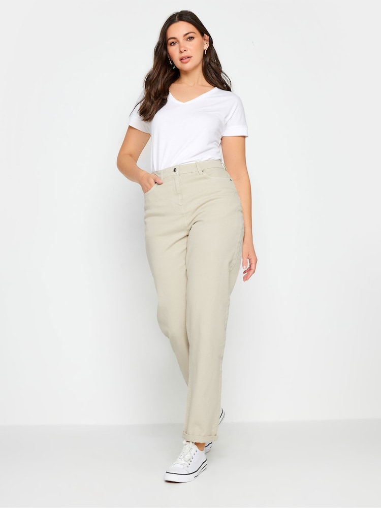 Blanco - Camiseta con cuello de pico PREMIUM de Long Tall Sally - Imagen 2 de 4 Blanco - Camiseta con cuello de pico PREMIUM de Long Tall Sally - Imagen 2 de 4