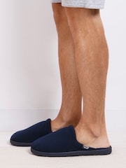 Totes Blue Textured Slippers - Image 1 of 5