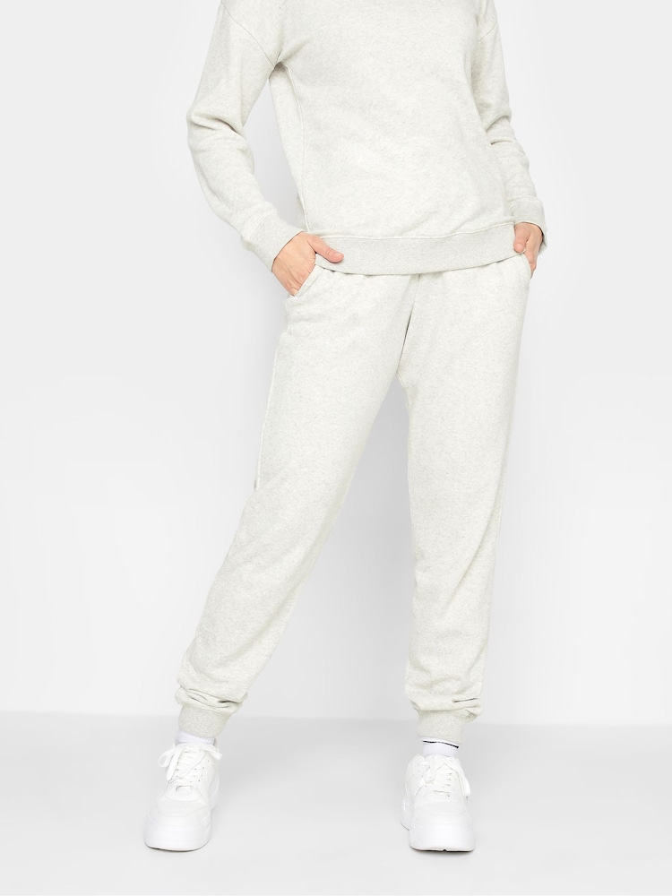 Long Tall Sally Grey Basic Cuffed Joggers - Image 1 of 4
