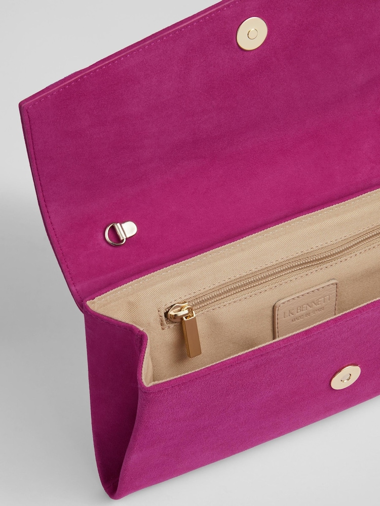 LK Bennett Suede Envelope Clutch - Bild 3 von 3