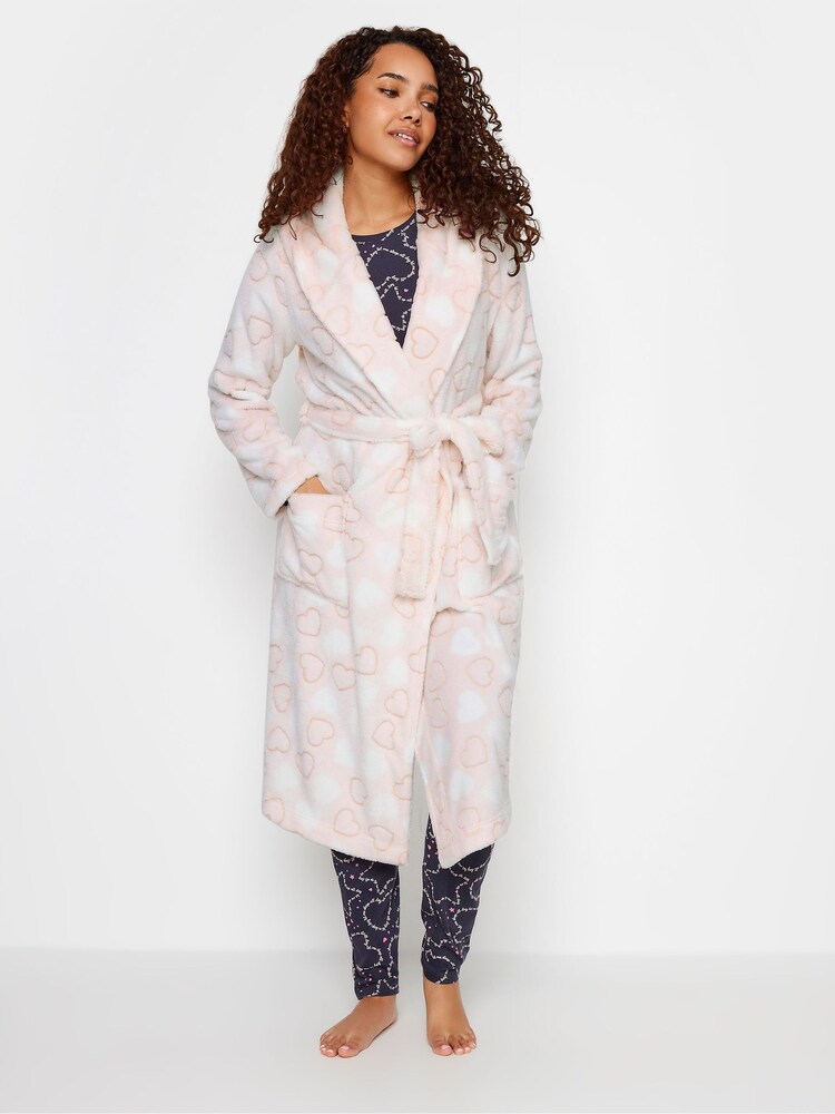 M&Co Pink Hooded Robe - Image 1 of 5