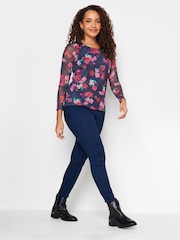 Pink - M&Co Mesh Long Sleeve Top - Bild 3 von 4