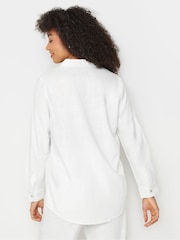 M&Co White Linen Button Up Shirt - Image 3 of 6
