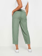 M&Co Green Linen Cropped Joggers - Image 3 of 5