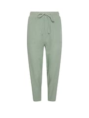 zelena - Lanene odrezane hlače za prosti čas M&Co - Slika 6 iz 6