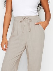 M&Co Natural Petite Linen Joggers - Image 4 of 5