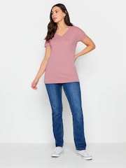 Long Tall Sally Pink PREMIUM V-Neck T-Shirt - Image 2 of 4