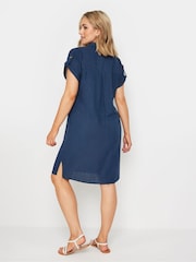 M&Co Linen Relaxed Shirt Dress - Image 3 of 5