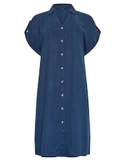 M&Co Linen Relaxed Shirt Dress - Image 5 of 5