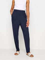 M&Co Blue Petite Hareem Jersey Trousers - Image 2 of 4
