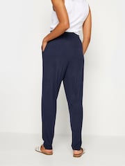 M&Co Blue Petite Hareem Jersey Trousers - Image 3 of 4