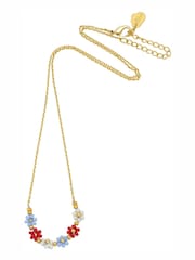 Estella Bartlett Red, Blue, White Daisy Chain Necklace - Image 1 of 3