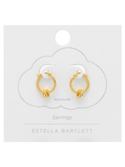Estella Bartlett Gold Multi Flower Hoop Earrings - Image 2 of 3