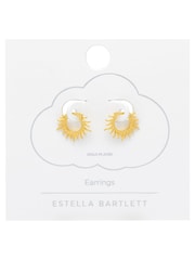 Estella Bartlett Gold Sun Huggie Hoop Earrings - Image 2 of 3