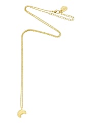 Estella Bartlett Gold Lets do breakfast' Croissant Necklace - Image 2 of 4